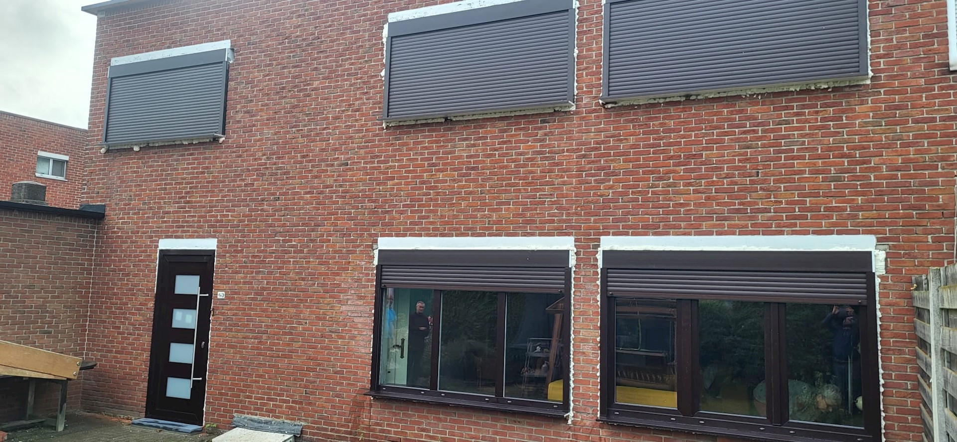 Opbouwrolluiken voor woning in Beersel